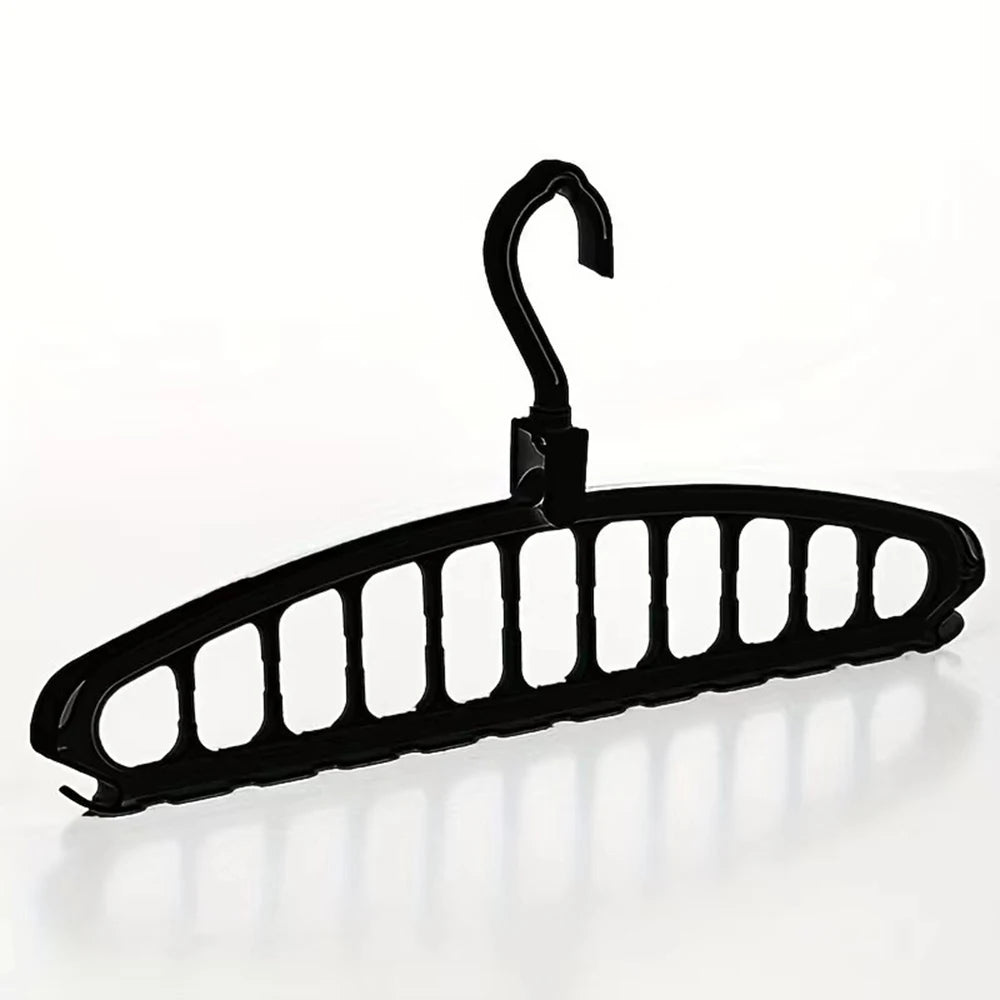 11 Hole Clothes Hanger Multifunctional Rotating Traceless Clothes Hanger Dormitory Home Bedroom Wardrobe Laundry Storage Artifac