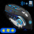 Rechargeable Wireless Gaming Mouse — Silent Click, Bluetooth/USB, RGB Backlight, E‑Sports Precision