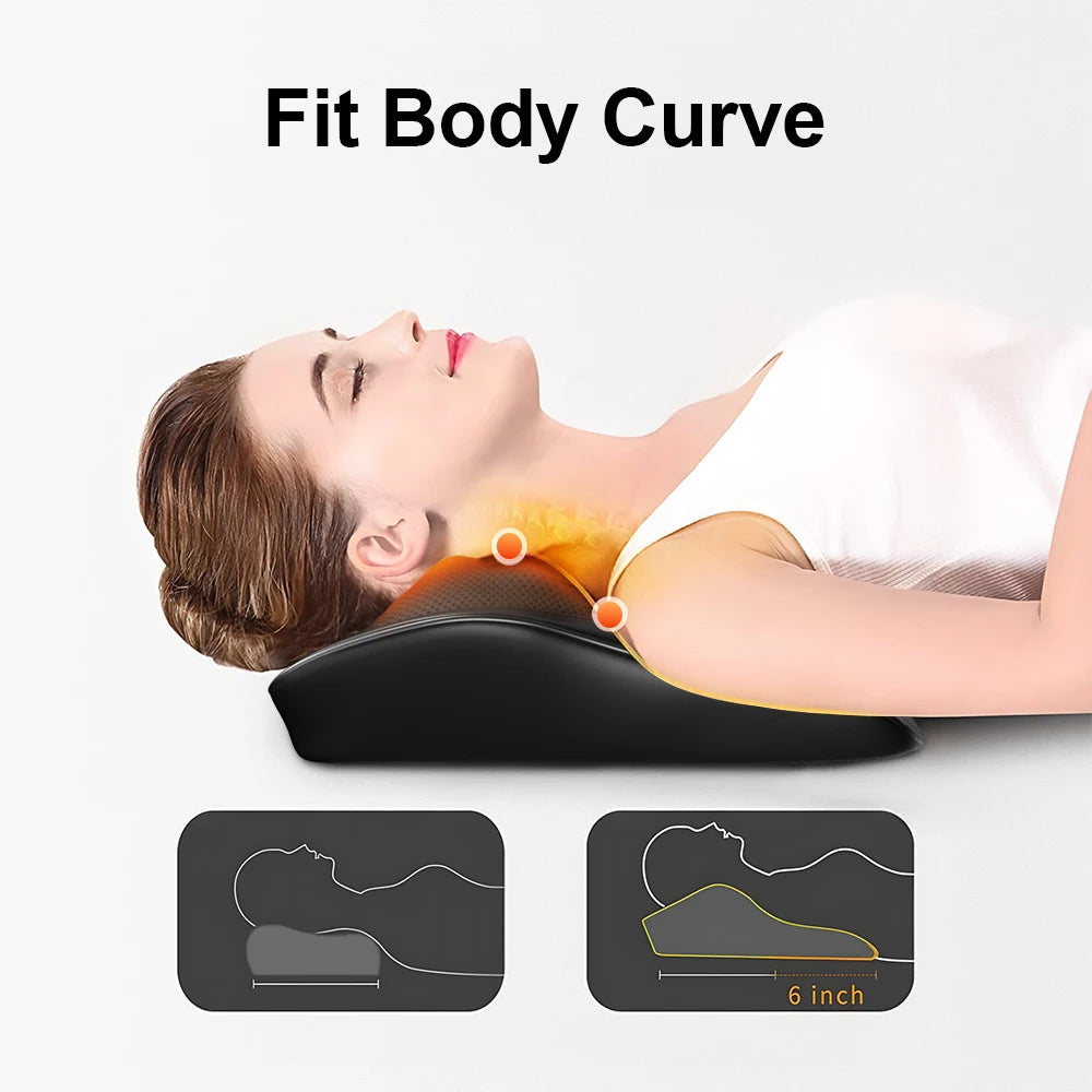 Back Massager Neck Massager with Heat 3D Kneading Massage Pillow for Relax Neck Back Shoulder Legs Gifts for Men Women Mom Dad