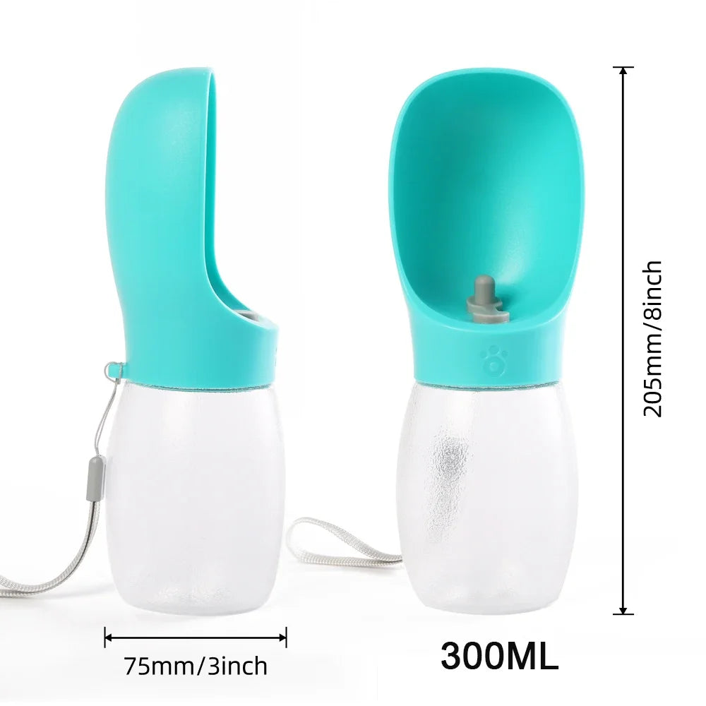 Pet Dog Water Bottle 300ML Puppy Drinking Bowls For Small Medium Dogs Cats Hiking Portable Cat Feeder Golden Retriever Supplies